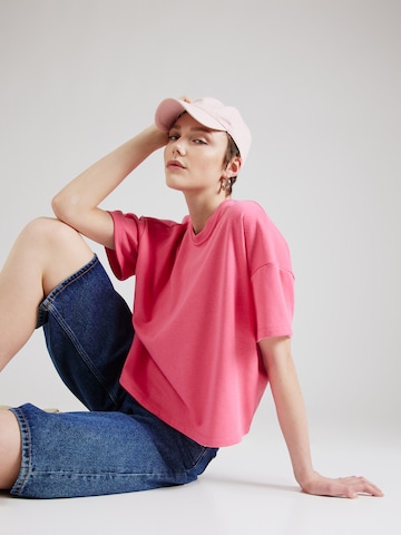 Sweat-shirt 'CHILLI' PIECES en rose