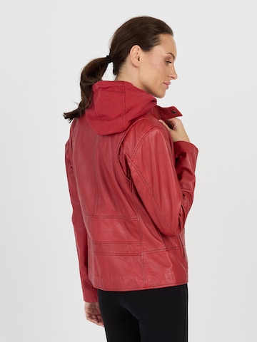 JCC Lederjacke in Rot