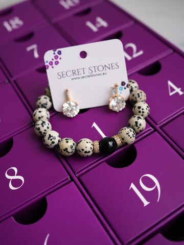 Parure de bijoux 'Advent Calendar' Secret Stones en violet