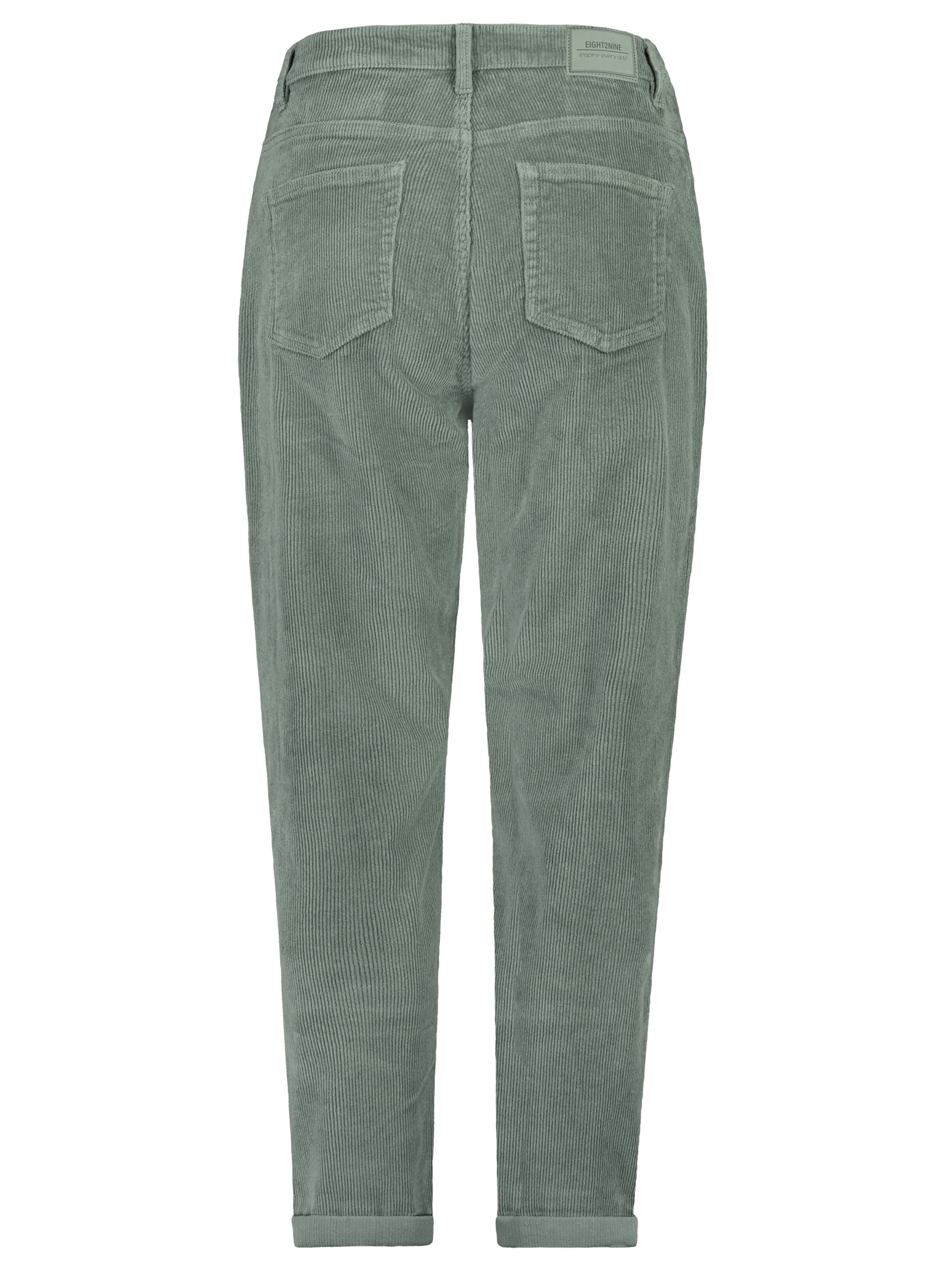 Eight2Nine Slimfit Broek in Groen