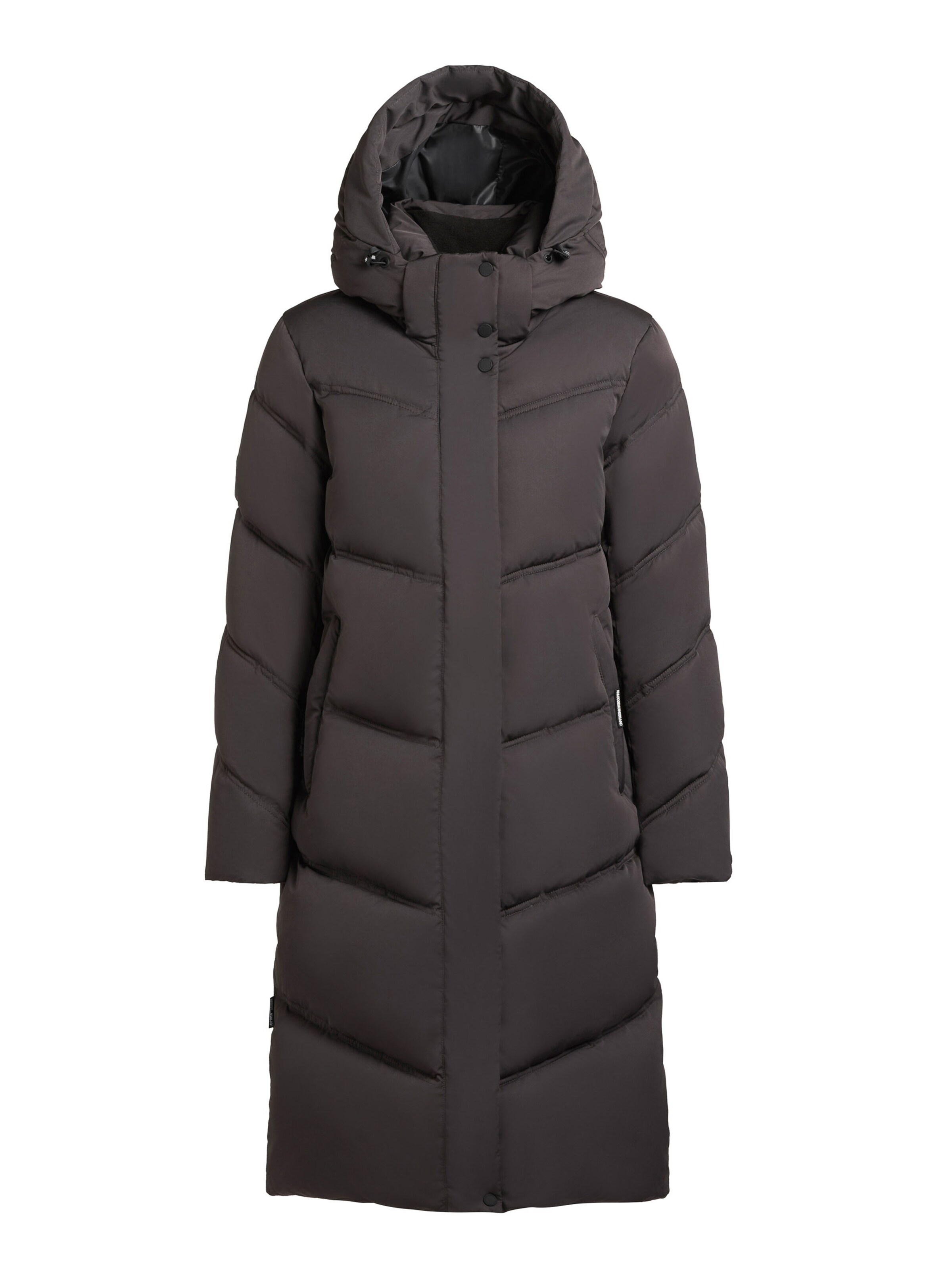 khujo Wintermantel 'AINU2' in Lila: Vorderseite