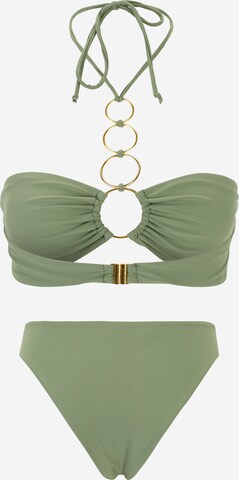 Misspap Bandeau Bikini in Groen