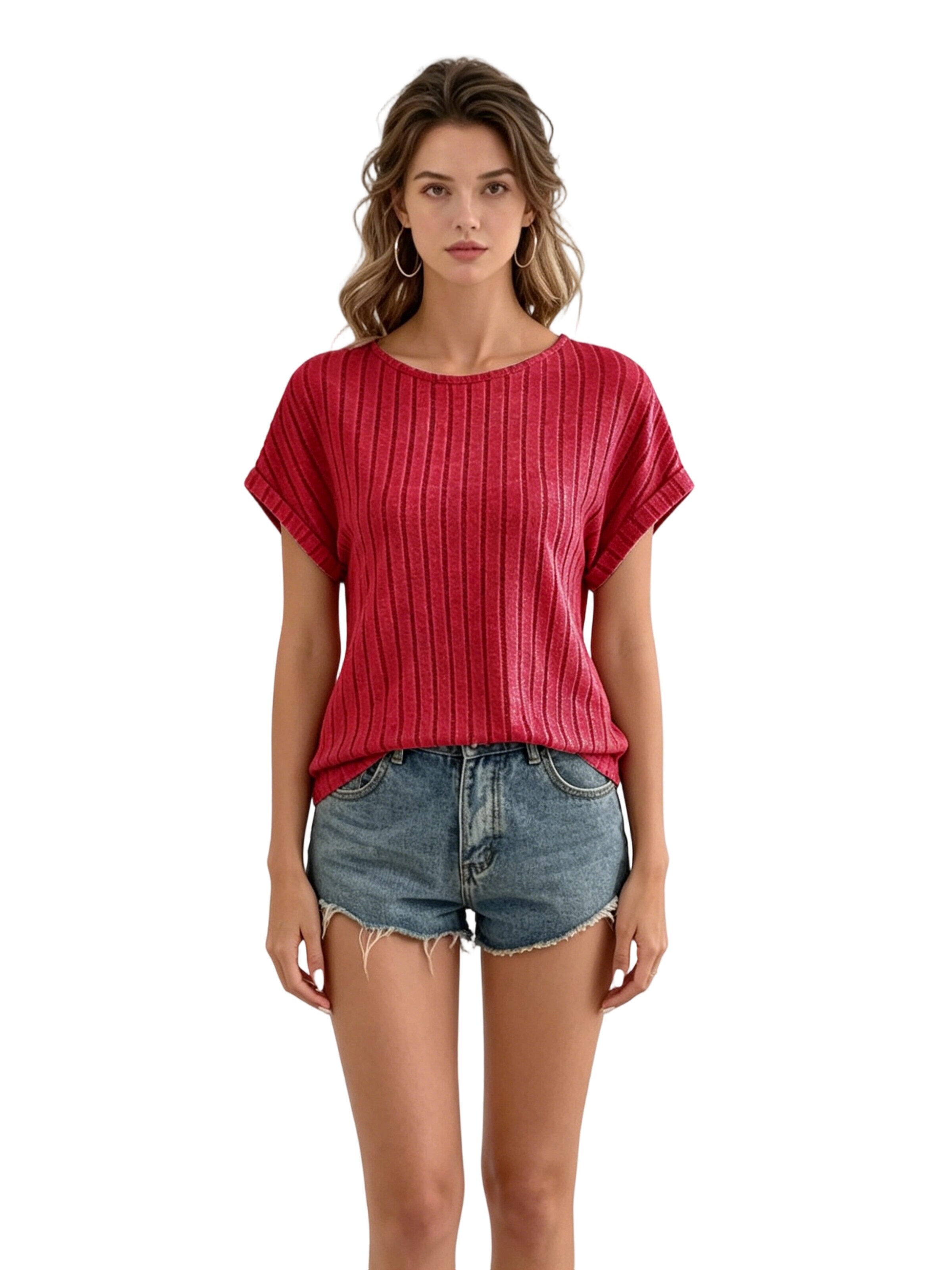 Yesfashion Shirt‌‌‌‌‌‌ in Rot: Vorderseite