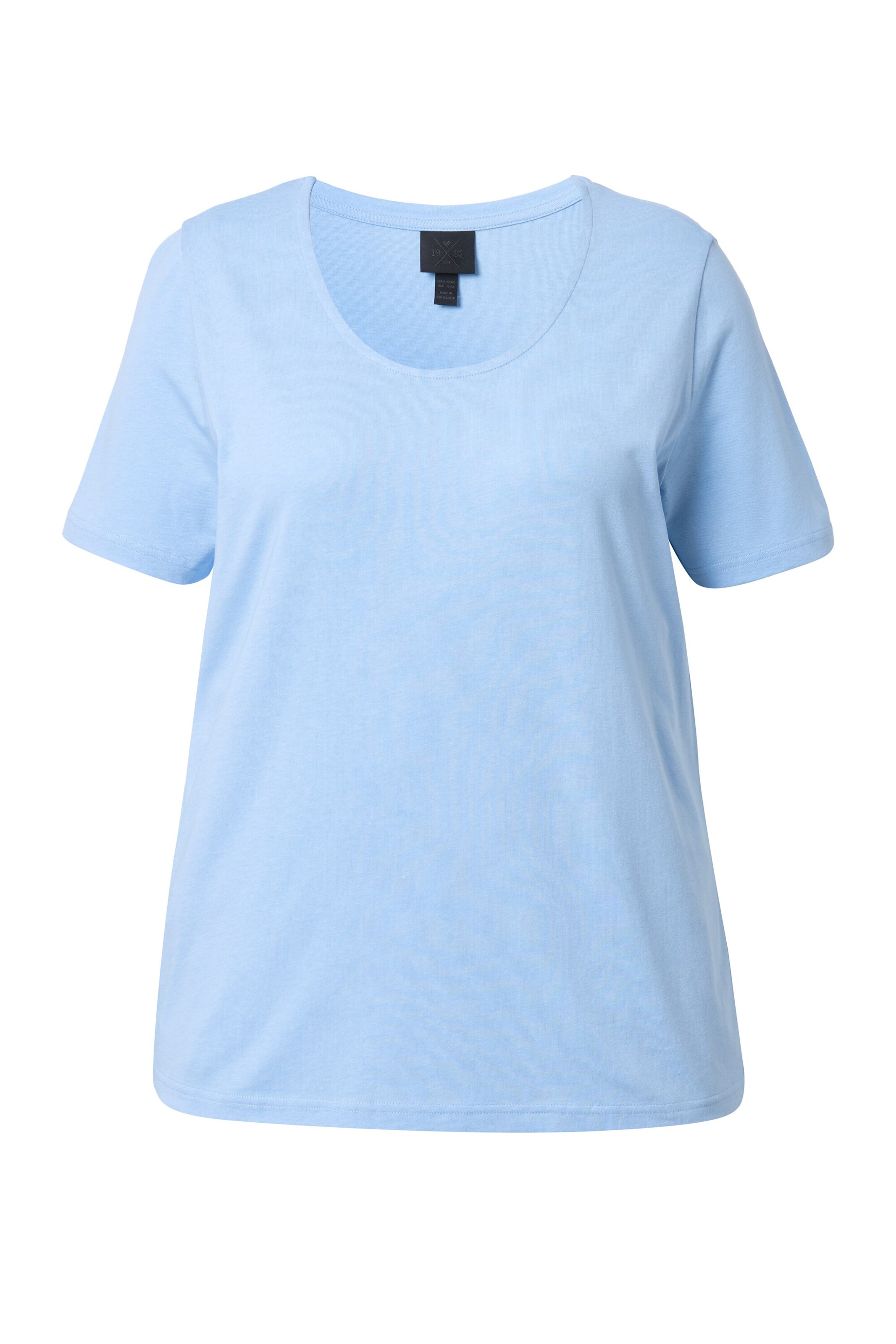 Ulla Popken T-Shirt in Blau: Vorderseite