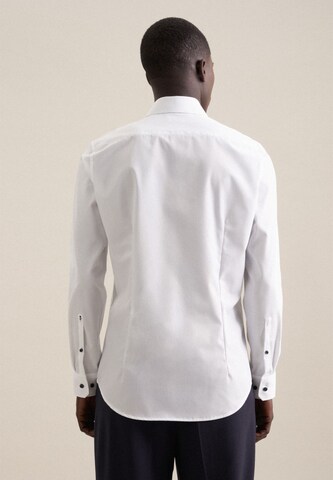 Coupe regular Chemise business SEIDENSTICKER en blanc
