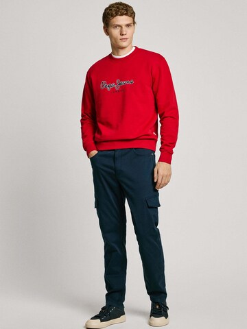 Pepe Jeans Sweatshirt 'Duke' in Rot