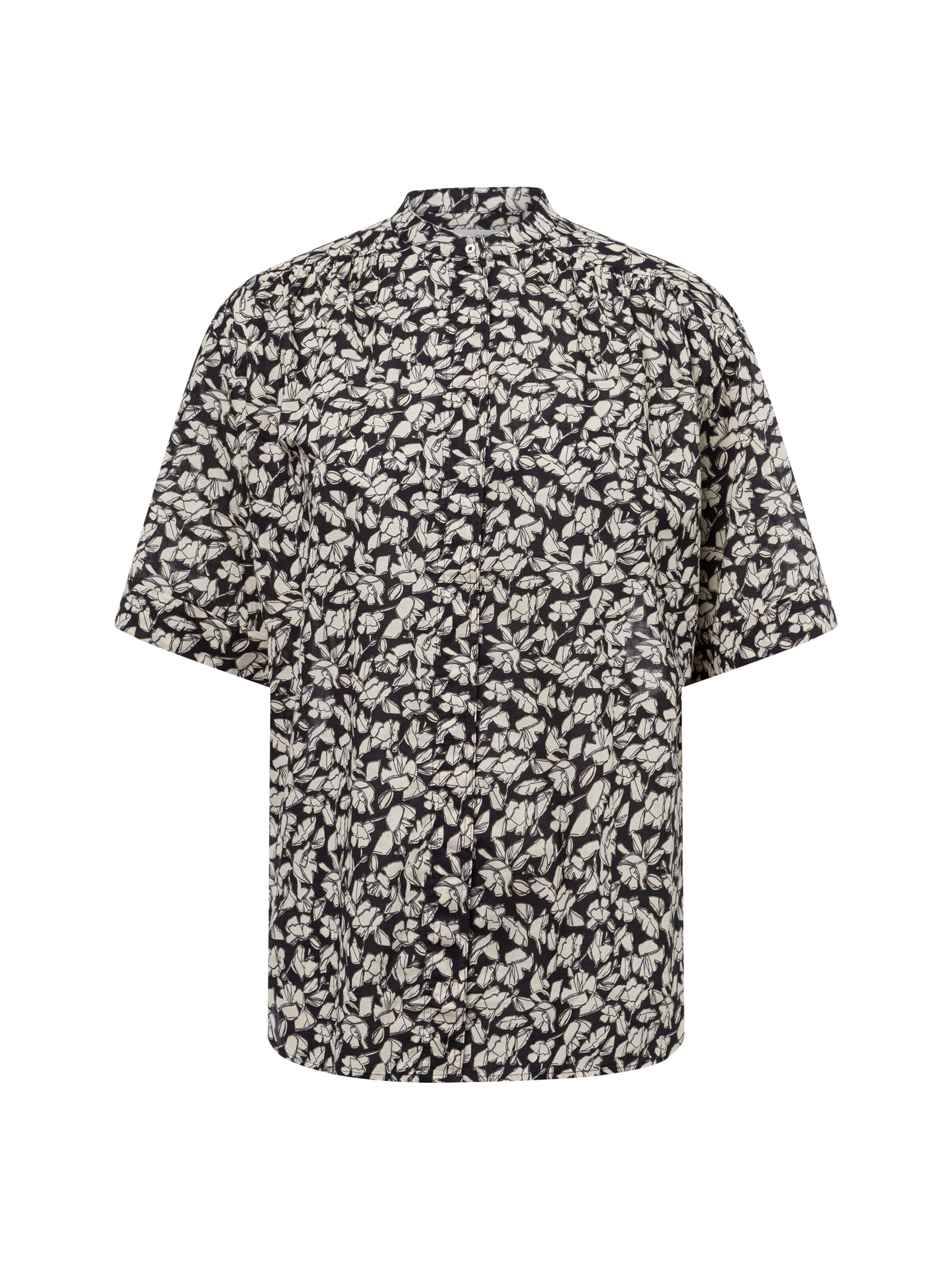 Marc O'Polo Bluse in Schwarz: Vorderseite