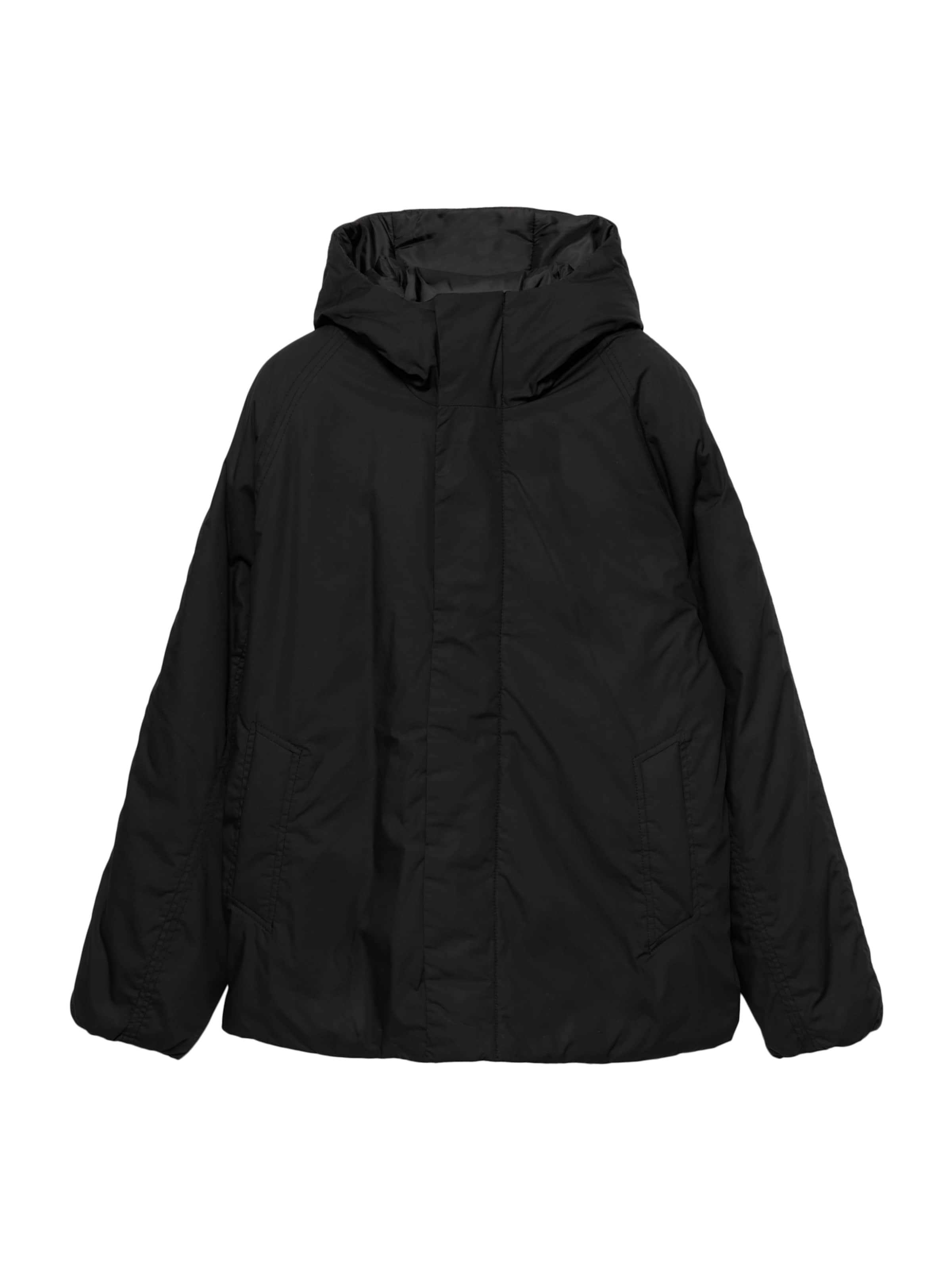 Veste mi-saison Pull&Bear en noir : devant