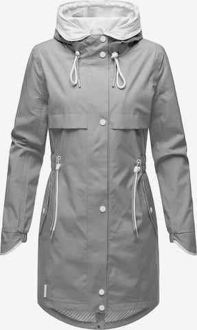 NAVAHOO Raincoat 'Xankaa' in Grey