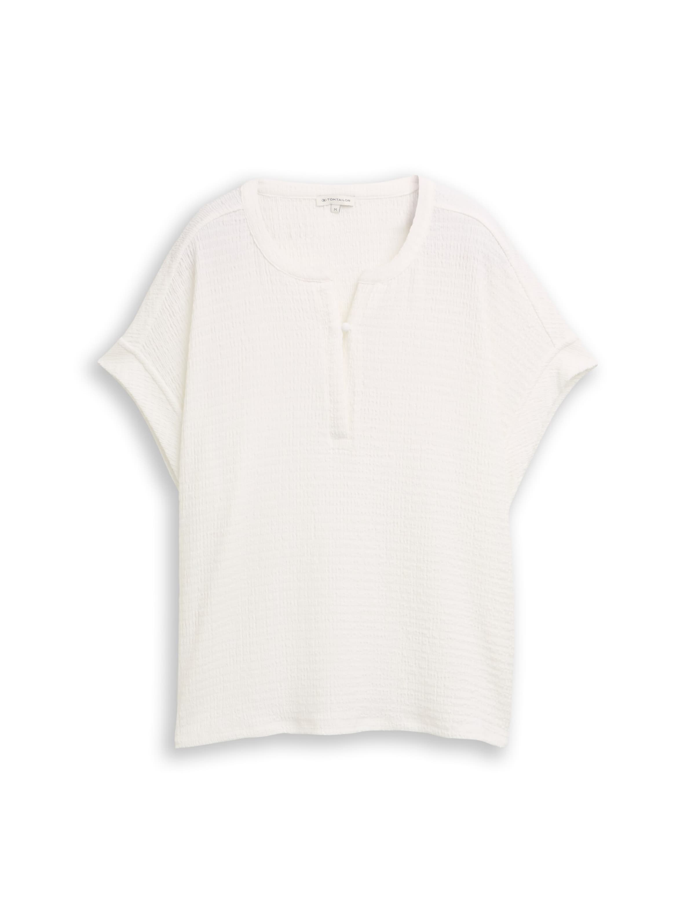 TOM TAILOR Shirt in White: front