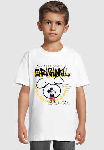 ABSOLUTE CULT Shirt 'Mickey Mouse - Original' in White: front
