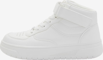 Pull&Bear High-top trainers in White
