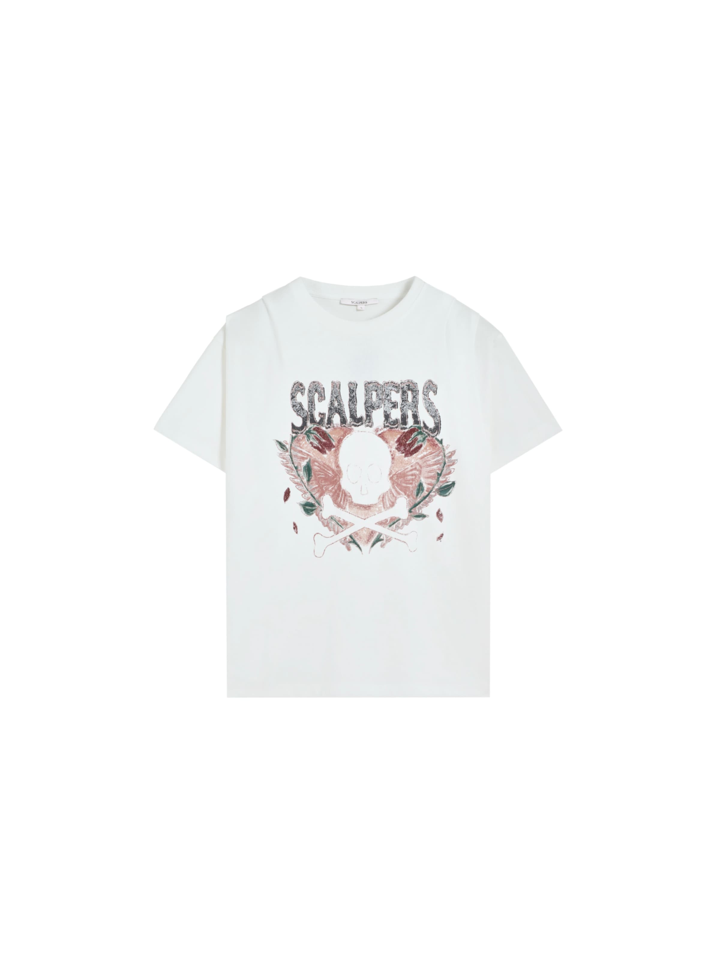 T-shirt ' ' Scalpers en beige : devant