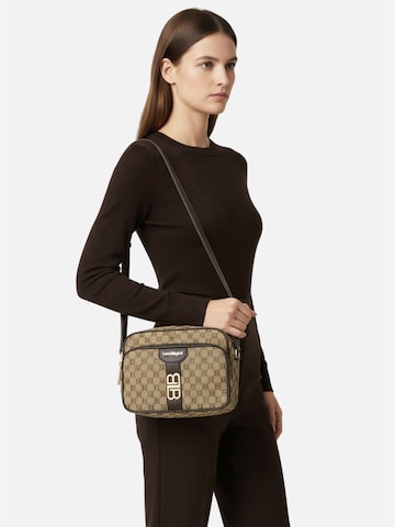 Borsa a tracolla 'Delray 5' di Laura Biagiotti in marrone: frontale