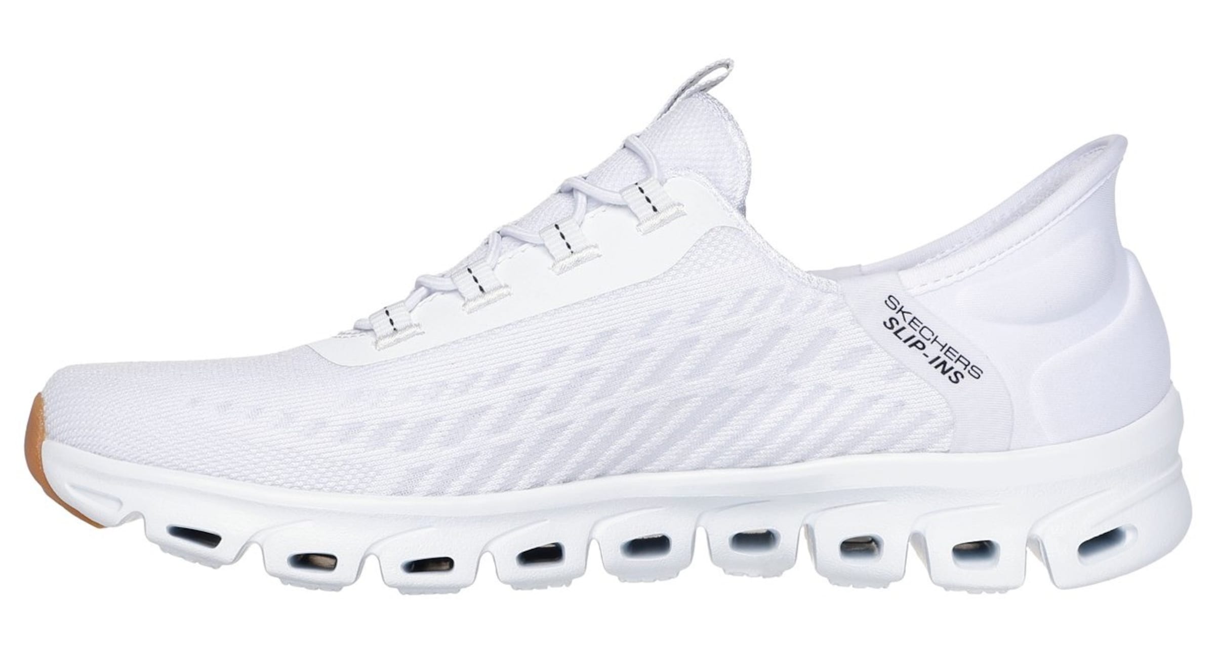 SKECHERS Slip-Ons 'Glide Step - Tranquility' in White