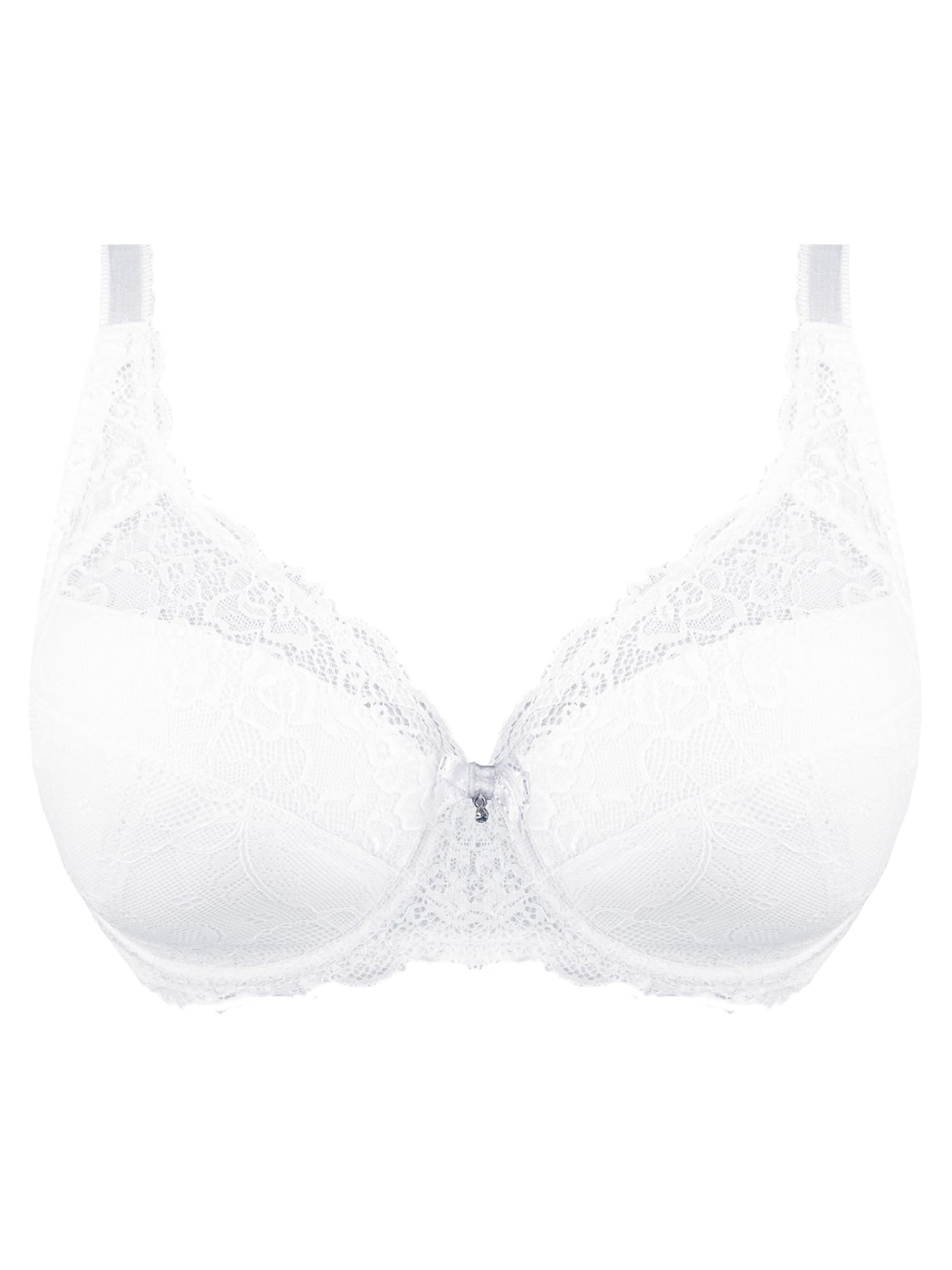 Unikat BH 'Angelika' in Wit: voorkant