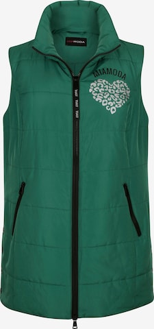 MIAMODA Vest in Green