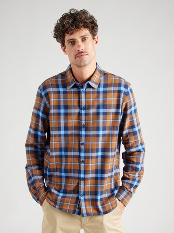 BLEND - Ajuste confortable Camisa en azul: frente