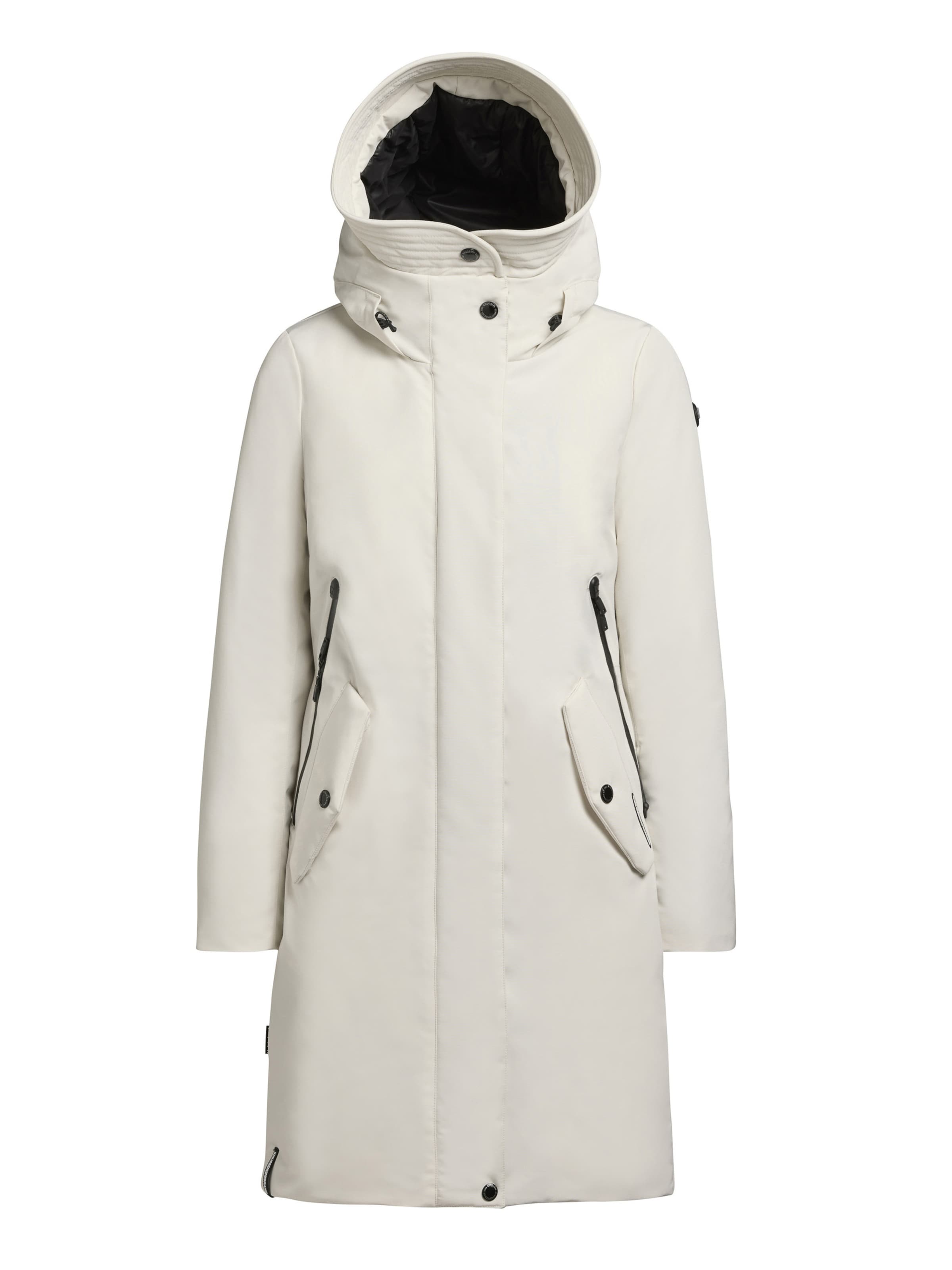 khujo Winter coat 'Charlyn5' in White: front