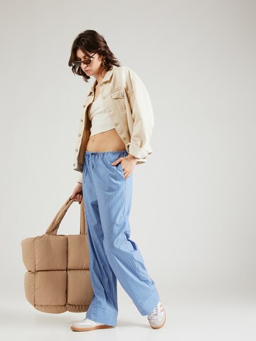 ONLY Wide Leg Hose 'SALVI' in Blau