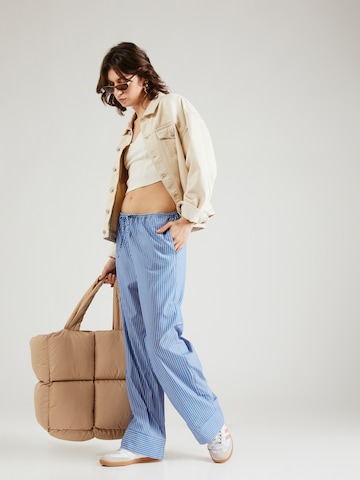 ONLY Wide leg Trousers 'SALVI' in Blue