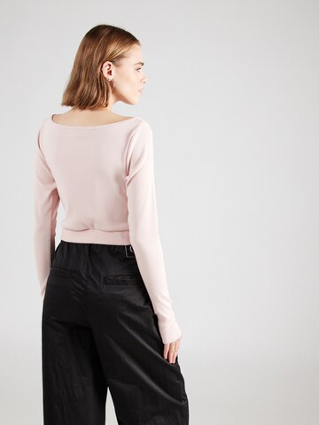rožinė Calvin Klein Jeans Standartinis Marškinėliai