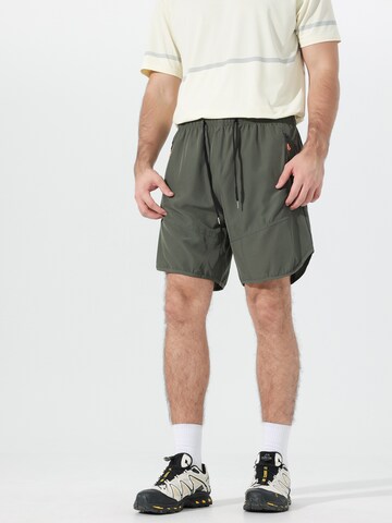 YOUTHUP Loose fit Workout Pants 'KORFLEX' in Green