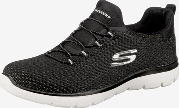 SKECHERS Slip on boty – černá: přední strana