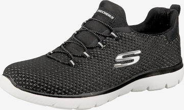 SKECHERS Slip-Ons in Black: front