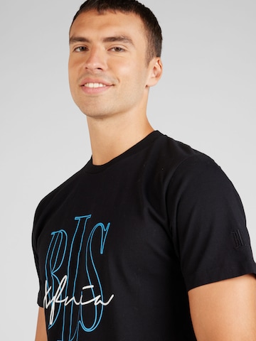 BLS HAFNIA - Camiseta 'Outline 2' en negro