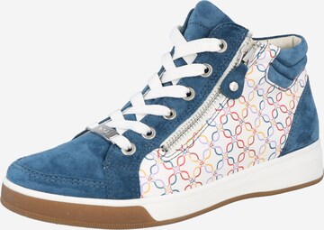 ARA Sneakers hoog 'Rom' in Blauw: voorkant