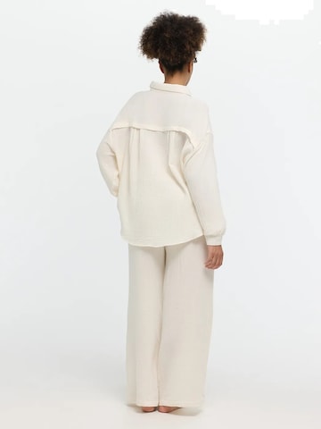 cfab Baggy Trousers 'Musselin Pants' in White