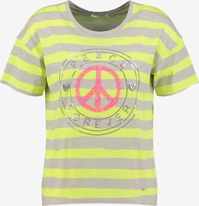 Key Largo Paita 'SYMBOL ' värissä neonkeltainen / vaaleanharmaa / vaaleanpunainen / musta, Tuotenäkymä