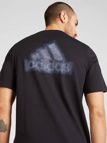 ADIDAS SPORTSWEAR Λειτουργικό μπλουζάκι 'FRACTAL' σε μαύρο