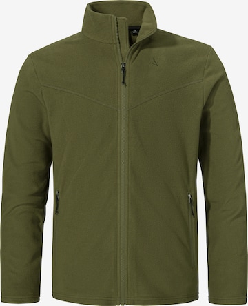 Schöffel Funktionele fleece-jas in Groen: voorkant