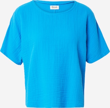 Givn Berlin - Blusa 'Pina' em azul: frente