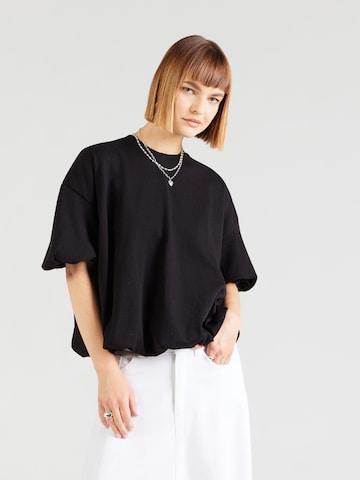 TOPSHOP Tričko 'Bubble' - Čierna: predná strana