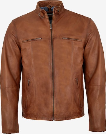 MADDOX Between-Season Jacket 'Harun' in Brown: front
