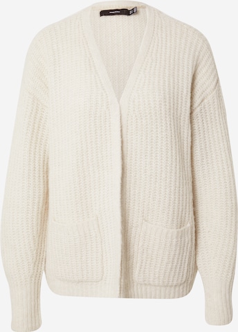 VERO MODA Gebreid vest 'DAISY' in Beige: voorkant