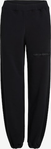 Karl LagerfeldTapered Hlače - crna boja: prednji dio