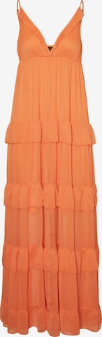 VERO MODA Jurk 'CLARA' in Oranje: voorkant