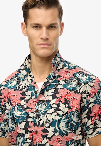 Superdry Regular Fit Hemd 'Hawaii' in Blau