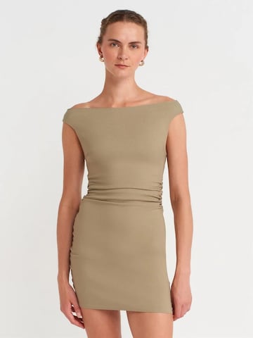 Robe 'Mini' Dilvin en vert : devant