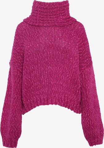 Pull-over ebeeza en rose : devant