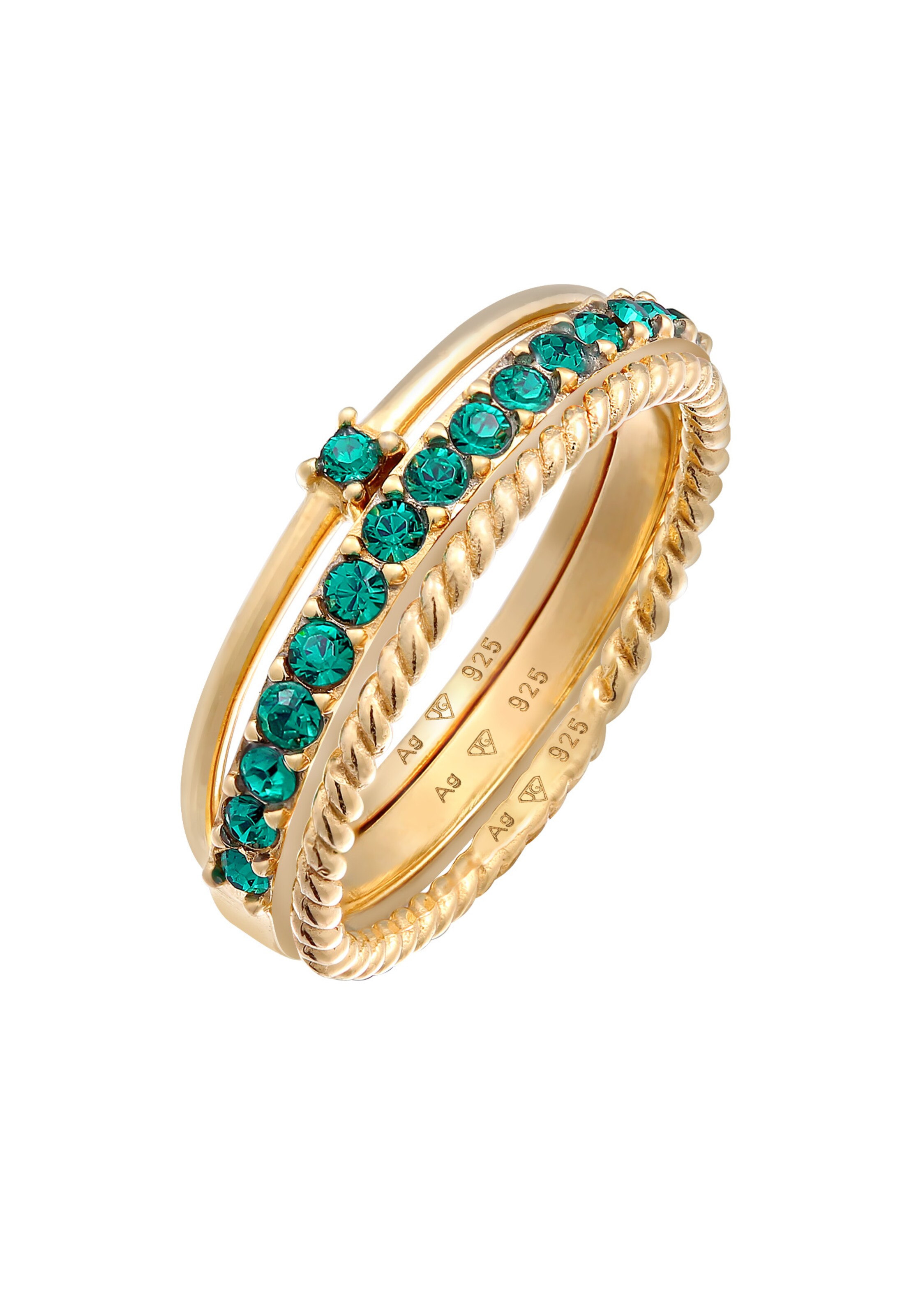 Bague ELLI en or : devant