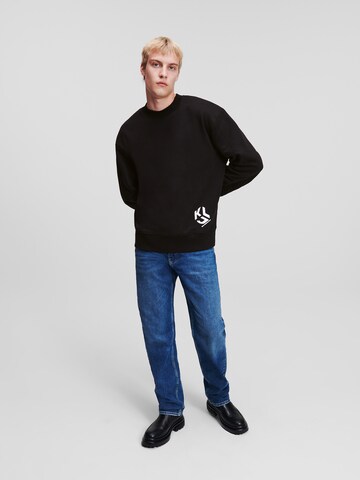 KARL LAGERFELD JEANS Sweatshirt i sort