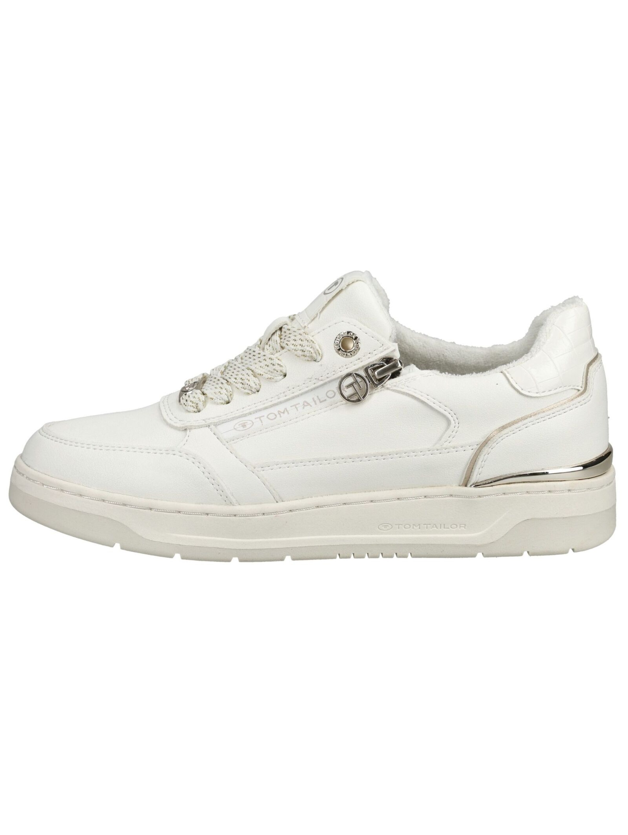 Baskets basses TOM TAILOR en blanc