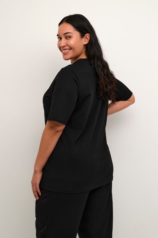 KAFFE CURVE - Camiseta 'July' en negro