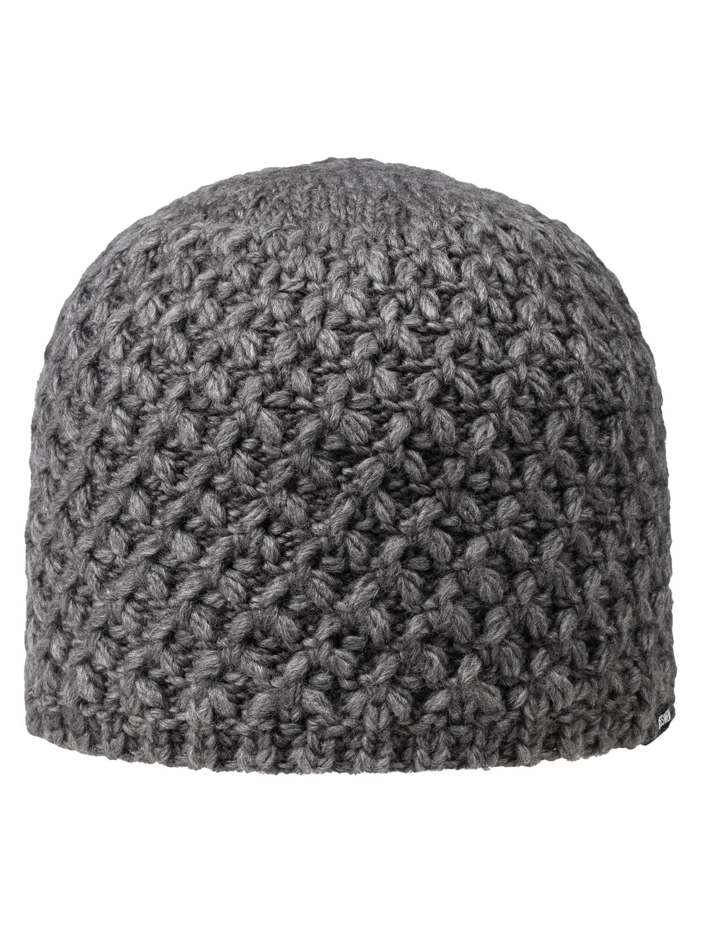 GIESSWEIN Mütze 'Auereck' in Grau: Vorderseite