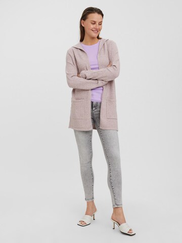 VERO MODA - Casaco de malha 'Doffy' em rosa